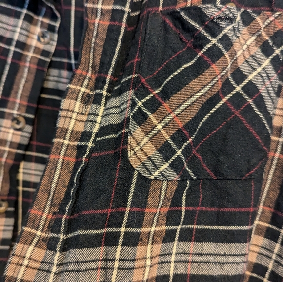 Kolby Long Sleeve Button Up Plaid Top Men's Small - Picture 5 of 5